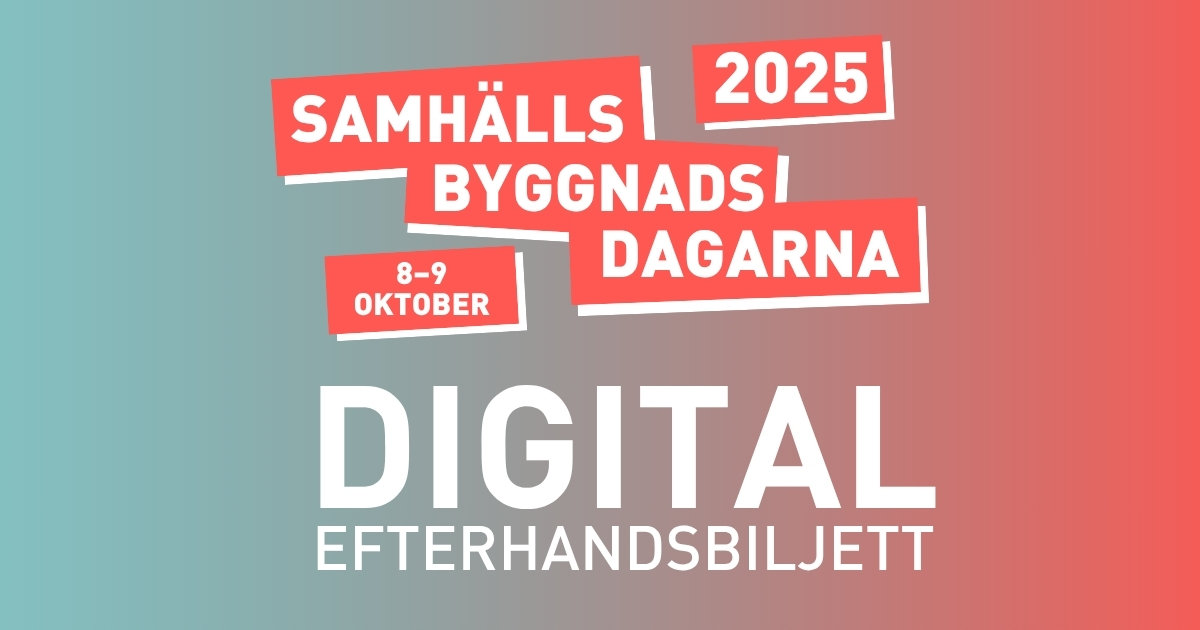 Digital efterhandsbiljett SB-dagarna 2025